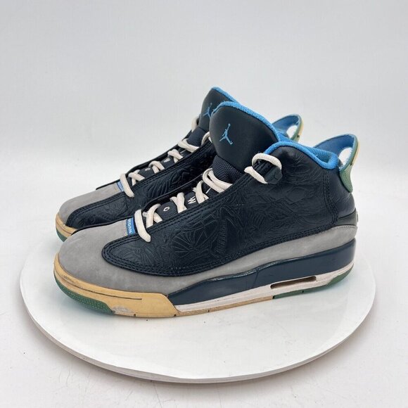 Nike Air Jordan Dub Zero Youth Size 6Y Women 7.5 311047-007, Wolf Grey Blue Shoe - Picture 1 of 12